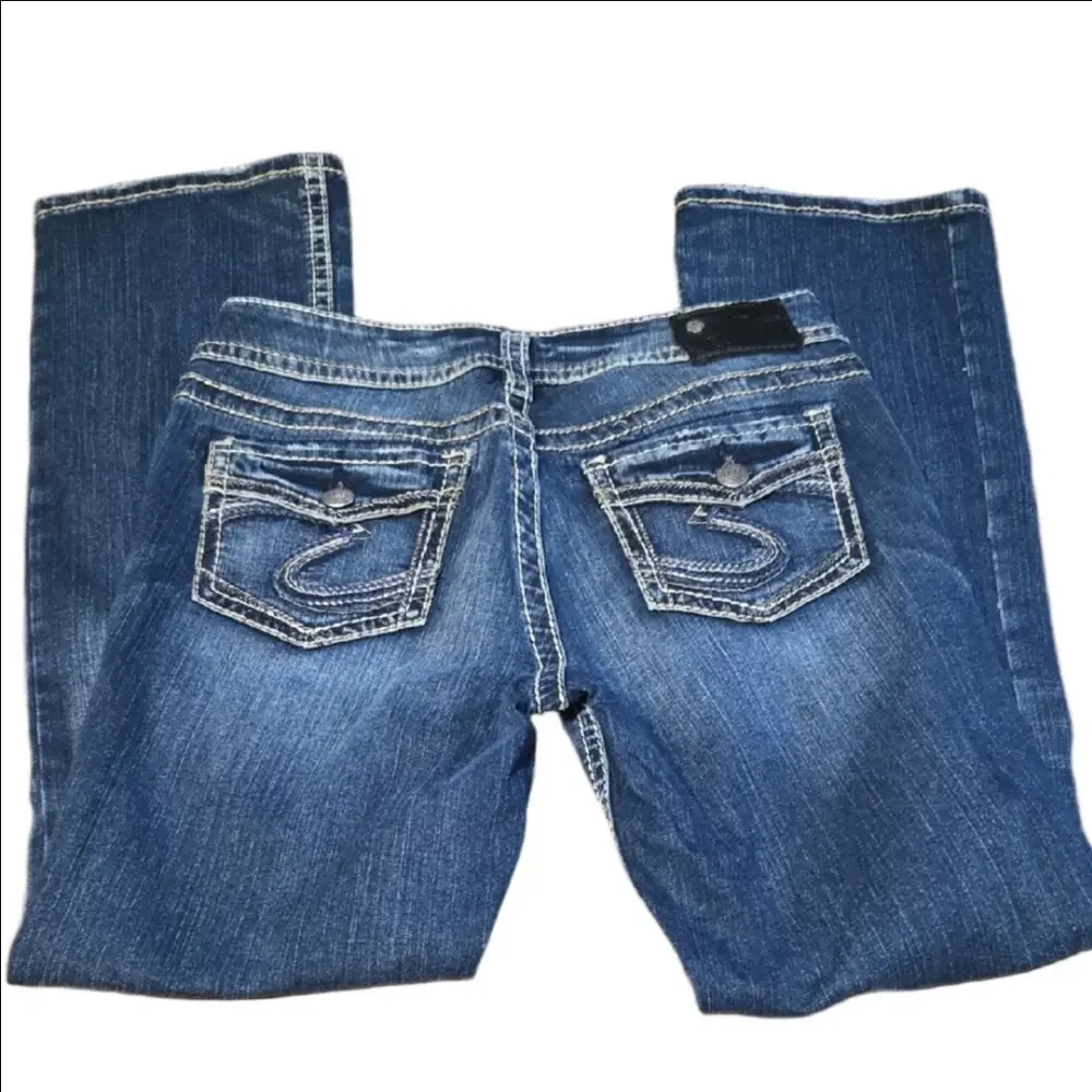 Silver Women's Blue Jeans